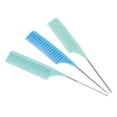 thumbnail image 4 of Foiling Comb, Convenient Practical Parting Comb Glossy Round Professional Reliable  For Individual Hairdressing For Salon For, 4 of 8