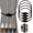 Black, variant on Magnetic Curtain Tiebacks 8 Pack Outdoor Rope Curtain Tie Backs Decorative Window Treatment Holdbacks for Home Decorative Curtain, Khaki