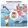 thumbnail image 6 of Fuzoiu Avocado Lovers Wearing Umbrella Print Men's Swim Shorts,Quick-Dry Double-Layer Swim Trunks,Board Trunks,Beach Shorts Swimwear Bathing Suits-Medium, 6 of 6