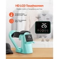thumbnail image 4 of KFFKFF Auto Hat Heat Press Machine, with 2pcs Interchangeable Platens, Automatic Open and Release, Touchscreen for Precise Time and Temperature Control, 4 of 8