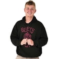 thumbnail image 5 of Beets Not Meats Clean Eating Veggie Hoodie Sweatshirt Women Men Brisco Brands L, 5 of 6