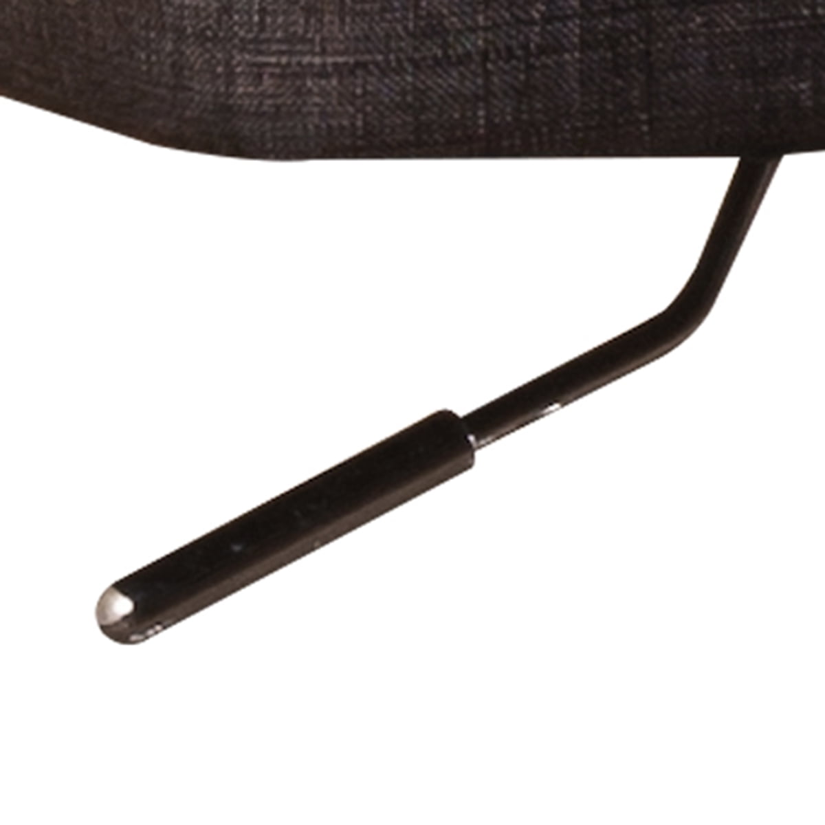 Modern Wood Back and Fabric Adjustable Swivel Bar Stool with Cushion, Black