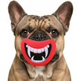 thumbnail image 2 of mascota perro cachorro dientes masticar jugar juguetes silicona novedad sonido perro juguetes para mascotas perros rojo, 2 of 5