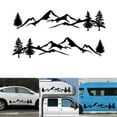 thumbnail image 1 of Baohd 2 Pcs Autocollants de Voiture Mode Étanche Scène d'Arbre Forêt Autocollant PVC Décalcomanie SUV RV Remorque Décoration Automobile Véhicule, 1 of 5