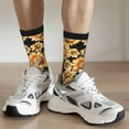 thumbnail image 6 of KLL Sunflowers 1 Print Cool Socks Men's Women's Crew Socks Funny Crazy Novelty Stockings, 6 of 6