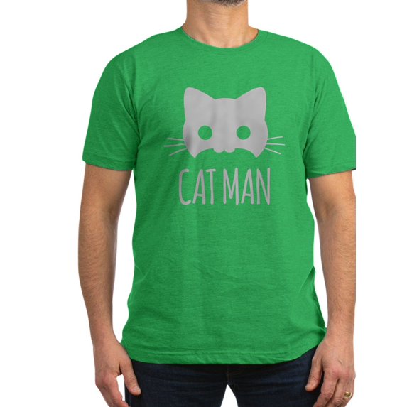 CafePress - Cat Man Men's Classic T Shirt - Men's Fitted T-Shirt