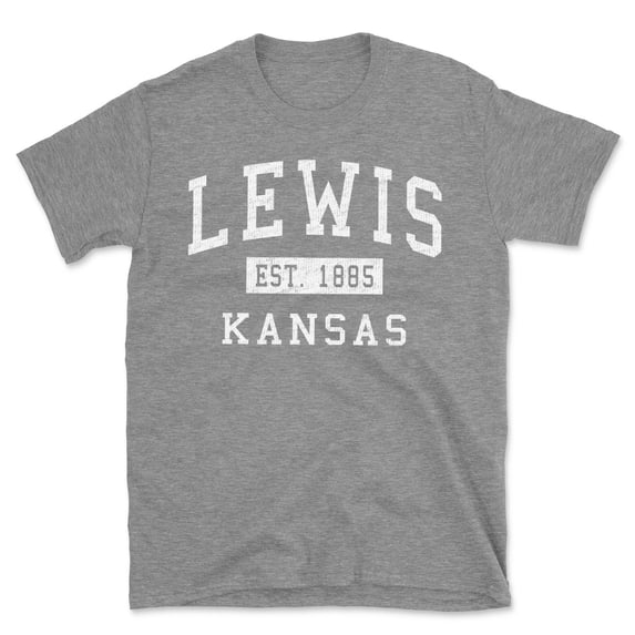 Lewis Kansas Classic Established Men's Cotton T-Shirt