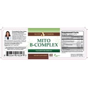 Mito B Complex - Vegan Mito B Complex with 5-MTHF and Adeno B12 - 60 Servings - by Suzy Cohen, RPh