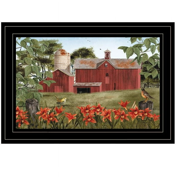 Summer Days by Billy Jacobs Printed Framed Wall Art Wood Multi-Color