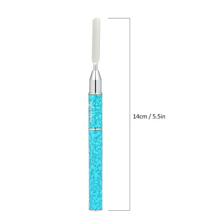 1Pc Double-headed Nail Brush Polygel Brush & Picker UV Gel Painting Brush Nail Drawing Polishing Brush Nail Design Pen DIY Manicure (Best Nail Design Brushes)
