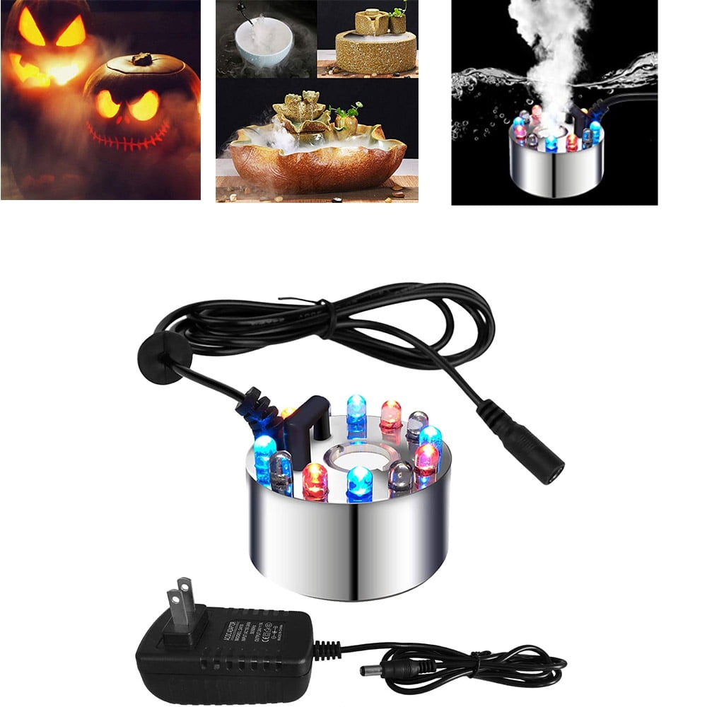 New Ultrasonic Mist Maker Water Fogger Air Humidifier Atomizer Aquarium Fountain 