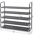 thumbnail image 4 of Boutique Home 39" 5-Tier Space Saving Tower Shoe Rack Organizer, 4 of 7