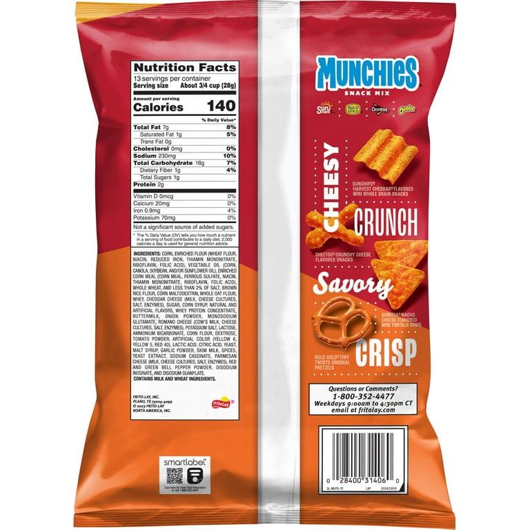 Munchies Cheese Fix Party Size Snack Mix, 13 Ounce Bag