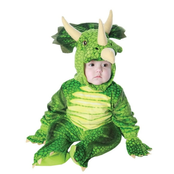 Green Triceratops Plush Baby Costume L 2T-4T