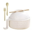 thumbnail image 6 of Instant Noodle Bowl Set For Students And Busy Individuals, Large Fiber Ramen Bowls With Microwave Safe And Durable Design, 6-Piece Tableware Set Including Chopsticks Fork Spoon, 6 of 6