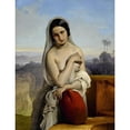 thumbnail image 3 of Francesco Hayez 15x18 Black Modern Framed Museum Art Print Titled - Rebecca at the Well, 3 of 5