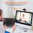 thumbnail image 4 of USB 2.0 1080P HD Webcam with Microphone Streaming Computer Web Camera for Laptop/Desktop/Mac/TV, USB PC Cam for Video Calling, 4 of 5