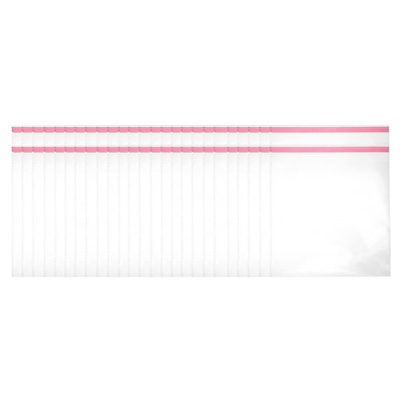 Unique Bargains 9 ㎛ 50 Pcs Waterproofing with Hole Clear Self Sealing Bags for Treats 13.78"x13.78"