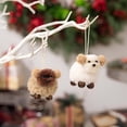 thumbnail image 3 of 4 piezas de adornos de perros pequeños de fieltro coloridos, regalos de fiesta para cumpleaños, árboles de Navidad, canastas de regalo, decoraciones para el hogar, adornos y regalos para perros. (4 pi, 3 of 7