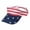 B-Blue, variant on 250 Anniversary Usa Visor qinhaie Fashion Printed Sun Visor Hat for Women, Independence Day New Pattern Summer Sunshade Visor Cap, Unisex Adjustable American Flag Classic Outdoor Sports Baseball Hat