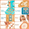 thumbnail image 5 of Montessori Busy Board for 1 Year Old, Toddlers Travel Toys for Ages 1–3, Sensory Activity Board for Airplane and Car, Baby Gifts for Boys Girls, Easter Basket & Stocking Stuffers, 5 of 8