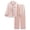 Rose Gold (Long Sleeves), variant on Little & Big Girls Pajama Set Size 12 - Fuchsia Satin Silky Cute Long Sleeve & Pants Outfit