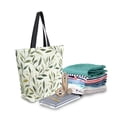 thumbnail image 2 of FORMRS Womens Canvas Tote Bag with Zipper Inner Pocket Shoulder Handbag, Lush Greenery, 2 of 7