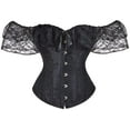 thumbnail image 1 of Corset à Lacets pour Femmes avec Manches d'Épaule, 1 of 6