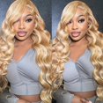 thumbnail image 2 of Paquetes de cabello humano Poirewsa P27/613 Highlight Blonde 50 g, 2 of 9