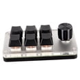 thumbnail image 1 of Red Switch Custom Knob Macro Keyboard Ergonomic USB Mini Keypad for Desktop PC Office Work, 1 of 7