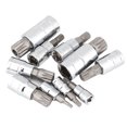 thumbnail image 3 of Tbest Bit Socket Set 10Pcs 12 Point Triple Square Splined M4-M18 1/4" 3/8" 1/2" Drive Repair Tool Kit, 3 of 8
