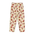 thumbnail image 5 of Xecao Cartoon Popcorn Women's Straight Lounge Pajama Pants: The Epitome of Relaxed Sleepwear, 5 of 9