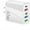 White, variant on 65W Fast Charger, 2 Type-C PD + 3 USB Ports, Compact Wall Charging Station for Laptops, Phones & Tablets, Overheating Protection