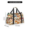 thumbnail image 3 of Easygdp construction road work landscape Bolsa de Gimnasio, Bolsa de Viaje Duffel, Bolsa de Fin de Semana con Compartimentos, Bolsa de Mano para Noche, 3 of 7
