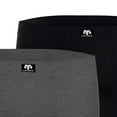 thumbnail image 4 of Ceceba Men Boxer Shorts, 2-Pack - Convex, Underwear, Logo, Single-Coloured Black/Grey 7Xl, 4 of 5