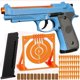 thumbnail image 1 of Pistola de juguete Zonzxcv con forma de bala blanda que expulsa con objetivo azul, 1 of 6