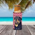 thumbnail image 3 of Rottweiler Hearts Love and Valentines Day Portrait Ultra Hugger for slim cans, 3 of 6