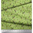 thumbnail image 2 of Soimoi Poly Georgette Fabric Notes,Piano & Guitar Musical Instrument Print Fabric by The Yard 52 Inch Wide, 2 of 3