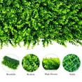 thumbnail image 5 of Gymax 12PCS 16x24inch Artificial Eucalyptus Hedge Plant Privacy Fence Panels, 5 of 10