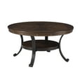 thumbnail image 3 of Holloway 36" Round Cocktail Table, Rustic Umber, 3 of 7