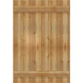 thumbnail image 5 of 32 1/4"W X 47"H Timbercraft Six 5 3/8" Boards Joined Board-N-Batten Shutters, Rough Sawn Western Red Cedar (Per Pair), 5 of 13