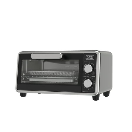 Black Decker Crisp ‘N Bake PRO Stainless Steel 4-Slice Air Fryer Toaster Oven