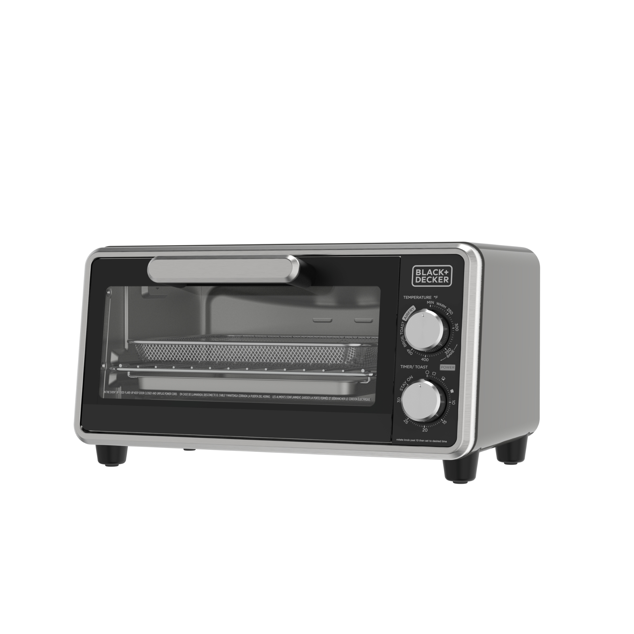 Black+Decker Crisp 'N Bake PRO 4-Slice Air Fryer Toaster