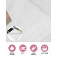 thumbnail image 6 of St. Patrick's Day Kitchen Dish Towels for Drying Dishes Set of 4, Lucky Shamrock Cute Puppy Hat Green Plaid Waffle Weave Microfiber Hand Tea Bathroom Towels Quick Dry & Absorbent Towel 15.7x23.6, 6 of 7
