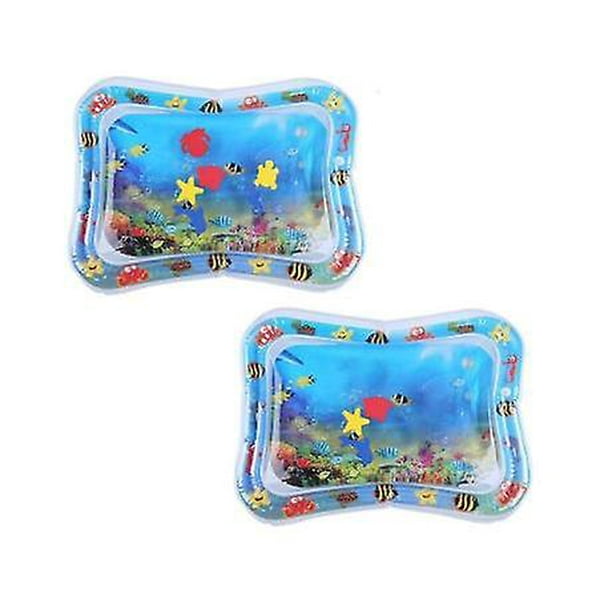 Tapete de juego de agua para bebés y ni?os, tapete de juegos inflable para bebés boca abajo
