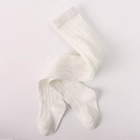 

Spring hue Baby Girls Knitted Warm Tights Solid Color Long Stocking Autumn Winter Ribbed Pantyhose