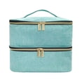 thumbnail image 1 of Soidarity Aspecto elegante: organice y almacene la colección de esmaltes de uñas con facilidad y bolsa de transporte para esmaltes de uñas. Juegos de manicura Verde piedra, 1 of 6