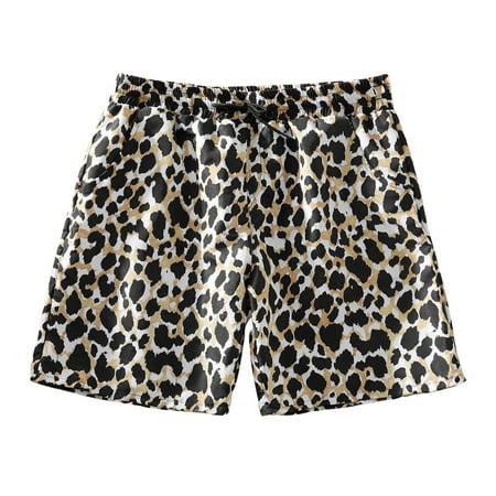 

PEASKJP Matching Pajamas Christmas Family And Son Family Father Dother 2-peice Suit Leopard Pajamas for Family of 4 Adult Suit Multicolor Medium
