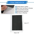 thumbnail image 4 of Unique Bargains Self Adhesive Leather Repair Patch Leather Repair Tape for Automotive Car Seat Sofa Couches Chair Interior Trim Black 60" x 17", 4 of 7