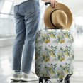 thumbnail image 2 of Yellow Lemon Fruit Leaves White Pattern Luggage Cover Fashion Suitcase Cover Baggage Covers Fit 25-28 Inch Luggage (Go Travel), 2 of 5